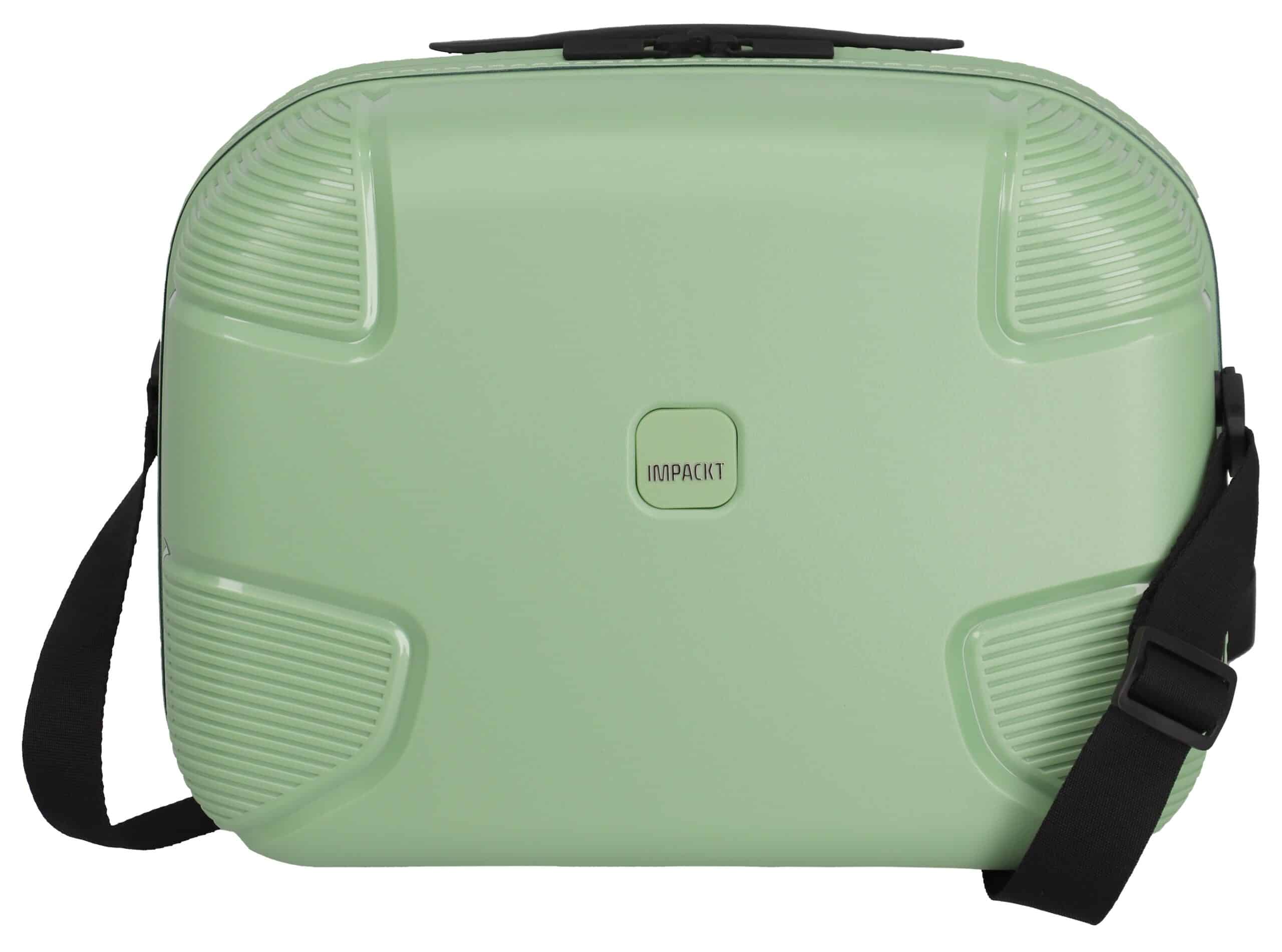 IMPACKT Beautycase "IP1" Kulturbeutel Hartschale Trolley-Aufsteck-System Tragegurt Laptopfach