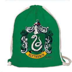 LOGOSHIRT Kulturbeutel "Turnbeutel Harry Potter - Slytherin" mit Slytherin-Wappen