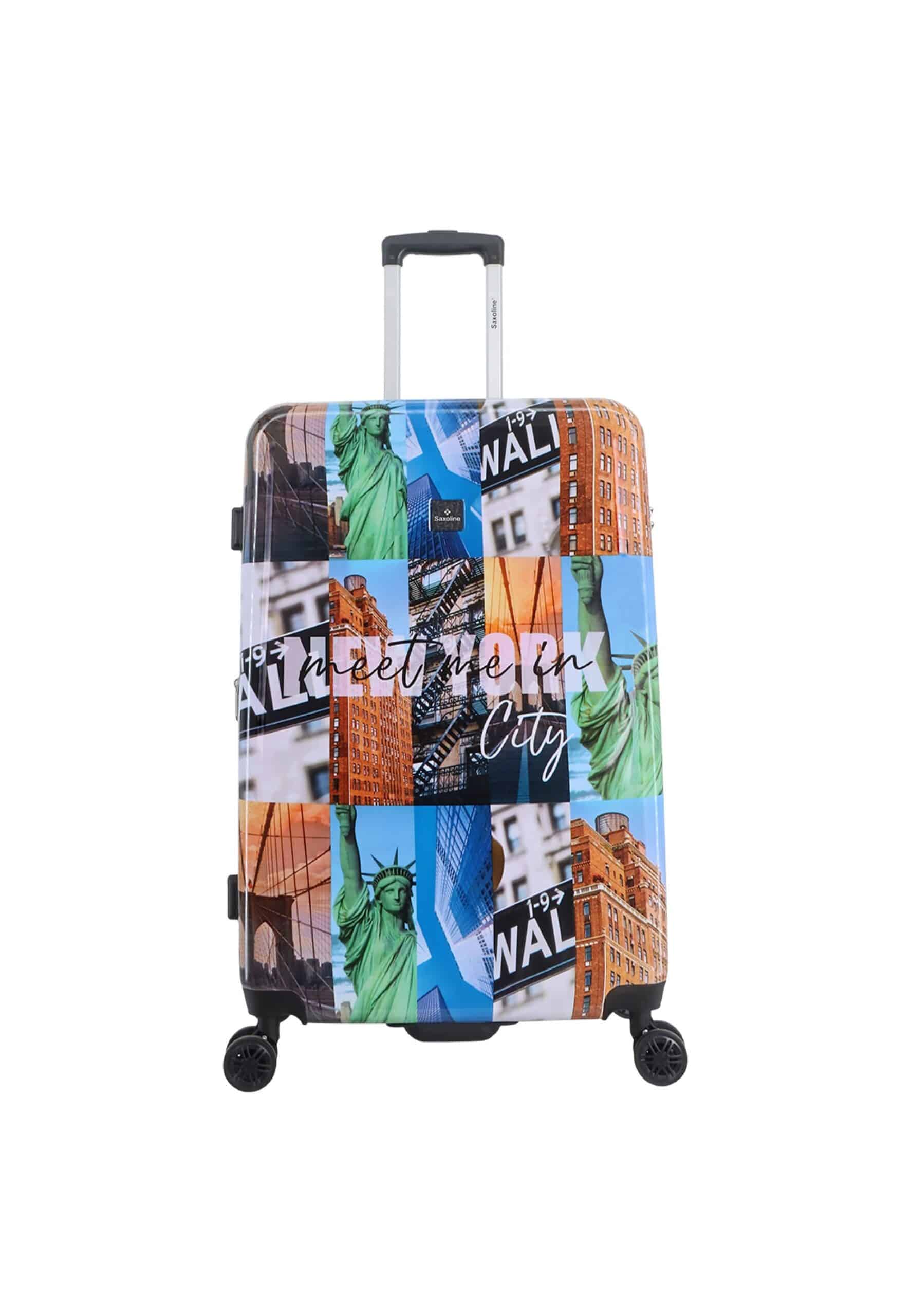 Saxoline Koffer "New York City" aus ABS/PC-Material