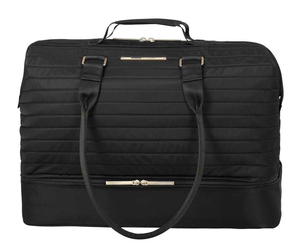 travelite Weekender "BARBARA & travelite BARBARA STEPP" Reisetasche Trolley Sleeve mit Reißverschlusstasche